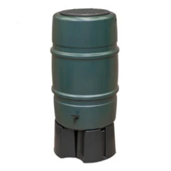 Harcostar Regenton Groen Kunststof 227 Liter Incl. Deelbare Voet, Kraan, Deksel En Vulautomaat