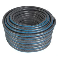 GAMMA Tuinslang Gewapend Grijs Met Blauw 50 Meter 1/2 Inch