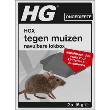 HGX Tegen Muizen Navulbare Lokbox 1 HGX Tegen Muizen Navulbare Lokbox