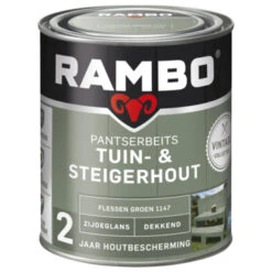 Rambo Vintage Pantserbeits Tuin- En Steigerhout Dekkend Flessen Groen Zijdeglans 750 Ml 5 Rambo Vintage Pantserbeits Tuin- En Steigerhout Dekkend Flessen Groen Zijdeglans 750 Ml -Tuinmeubel Verkoop 123 5774