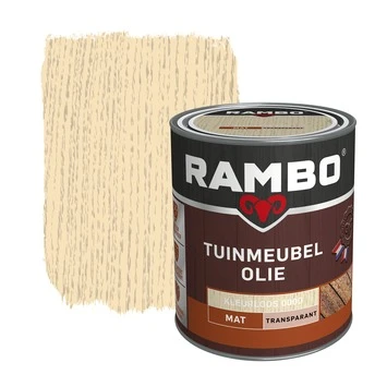 Rambo Tuinmeubel Olie Transparant Kleurloos Mat 750 Ml 1 Rambo Tuinmeubel Olie Transparant Kleurloos Mat 750 Ml