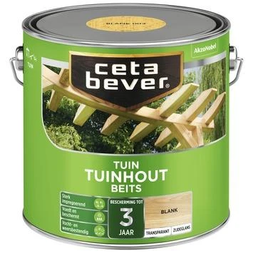 CetaBever Tuinhoutbeits Transparant Blank 2,5 L 2 CetaBever Tuinhoutbeits Transparant Blank 2,5 L - Afbeelding 2