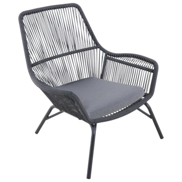 Loungestoel Lissabon Antraciet 1 Loungestoel Lissabon Antraciet