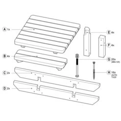 Kinderpicknicktafel Julia 15 Kinderpicknicktafel Julia -Tuinmeubel Verkoop 123 6257