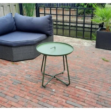 Bijzettafel Rendo Legergroen 2 Bijzettafel Rendo Legergroen - Afbeelding 2