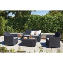 Keter Loungeset Mia Incl. Kussenbox -Tuinmeubel Verkoop 123 6388