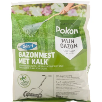 Pokon Gazonmest Met Kalk 3-in-1 5kg 1 Pokon Gazonmest Met Kalk 3-in-1 5kg