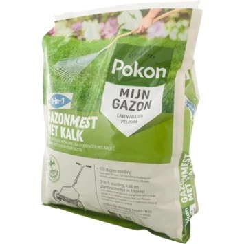 Pokon Gazonmest Met Kalk 3-in-1 5kg 2 Pokon Gazonmest Met Kalk 3-in-1 5kg - Afbeelding 2
