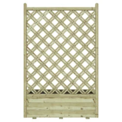 Bloembak Met Dubbele Trellis 90x40 Cm 13 Bloembak Met Dubbele Trellis 90x40 Cm -Tuinmeubel Verkoop 123 75