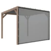 Pergola Silvano Douglas Incl. Schaduwdoek & Zijdoek 324x324 Cm