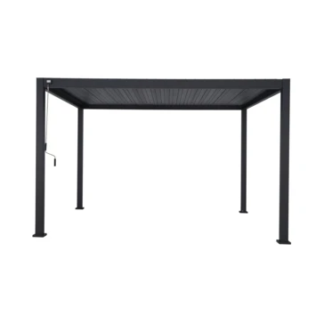 Pergola Deluxe Zwart 3x4m 2 Pergola Deluxe Zwart 3x4m - Afbeelding 2