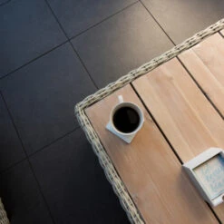 Keramische Terrastegel Kerastrada Betonlook Antraciet 60x60x2 Cm - 2 Tegels / 0,72 M2 -Tuinmeubel Verkoop 123 851