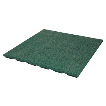 Rubber Tegel Groen 50x50x3 Cm 1 Rubber Tegel Groen 50x50x3 Cm